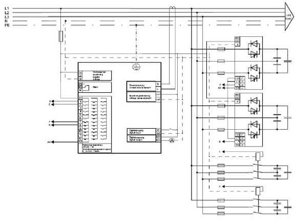 Power Factor Control Relay BLR-CM Connections image
